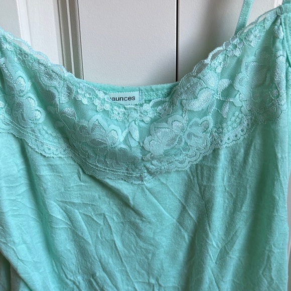 Maurices Light Green Lace Cami Top - Picture 3 of 6